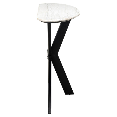 Trina White Console Table